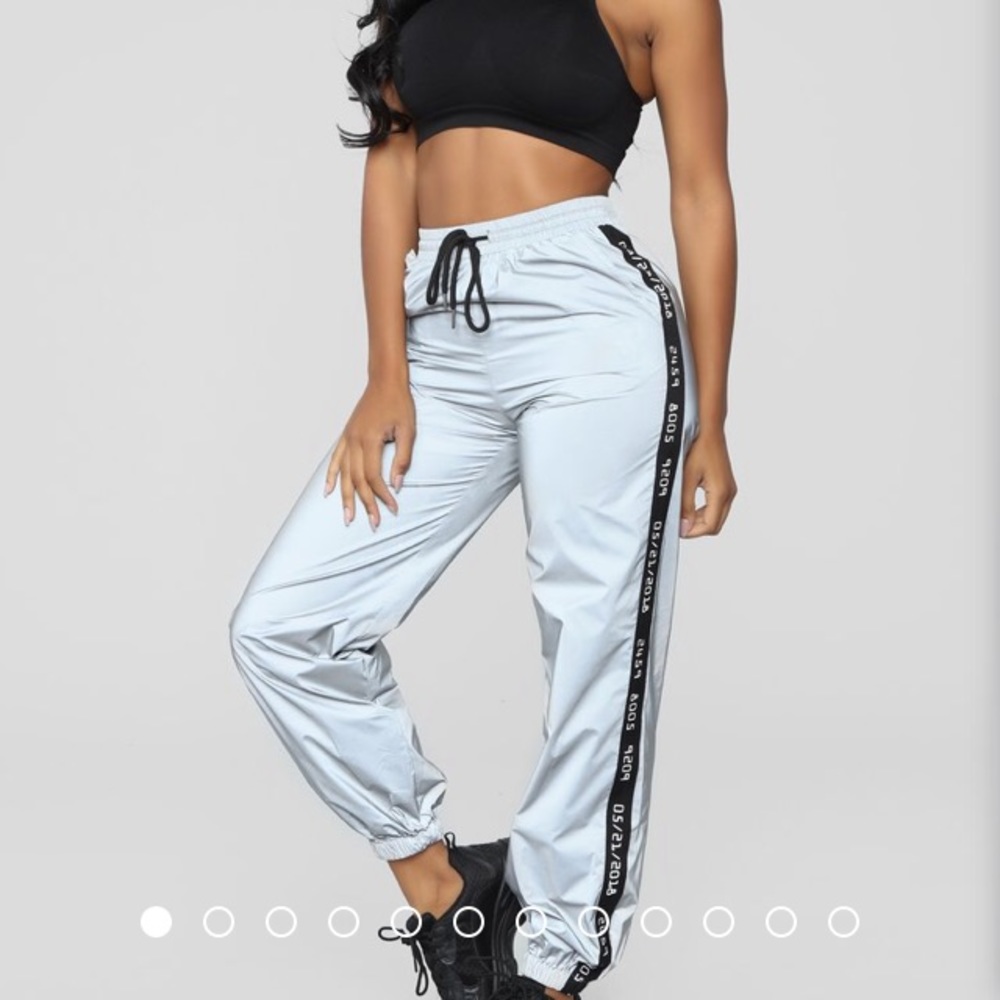 Fashion Nova Emerson Joggers- grey